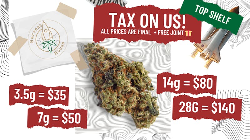 Harvest House - Korea Town / Echo Park ⭐Top Shelf ⭐14g=$80, OZ=$140 TAX ON US!