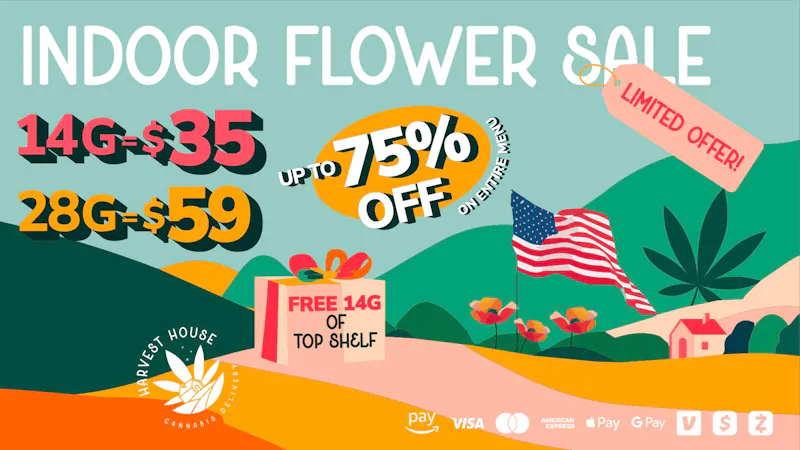 Harvest House - Rancho Cucamonga Huge Price Drop + Crazy Giveaway - Free 14g ON TOP