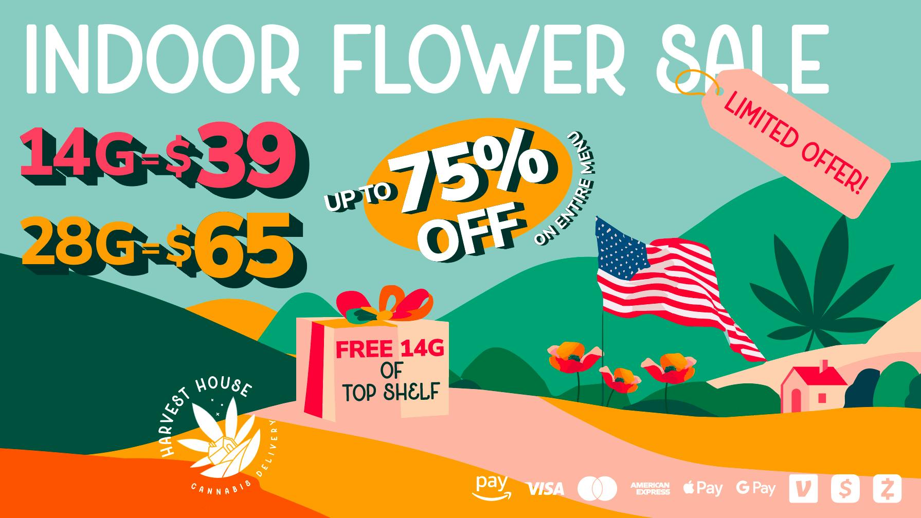 Harvest House - Downtown LA Huge Price Drop + Crazy Giveaway - Free 14g ON TOP