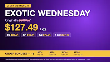 Harvest House - Covina 💜 Exotic Wednesday: Oz $127.49 + 1¢ Bonuses
