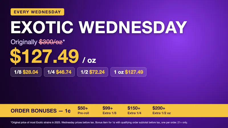 Harvest House - Ontario 💜 Exotic Wednesday: Oz $127.49 + 1¢ Bonuses