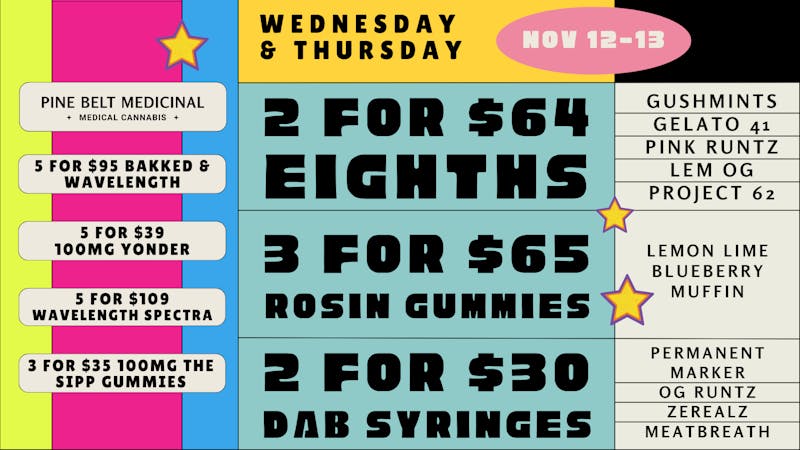 Pine Belt Medicinal Wednesday & Tuesday Bundles