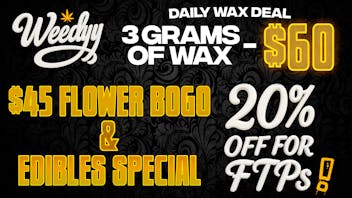 Weedyy - Big Bear 20% off FTP Deal