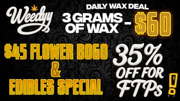 Weedyy - Hesperia FTP’S receive 35% off your Order!