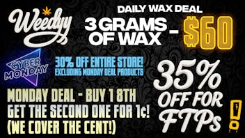 Weedyy - Apple Valley FTP’S receive 35% off your Order!