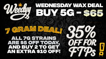 Weedyy - Hesperia FTP’S receive 35% off your Order!