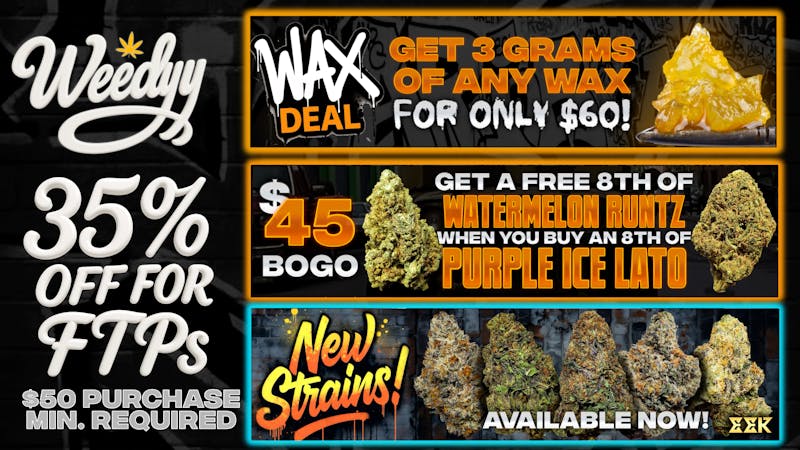 Weedyy - Big Bear 35% Off For FTPs!