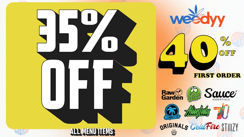 Weedyy - Palm Desert 35% OFF ALL MENU ITEMS | FREE DELIVERY