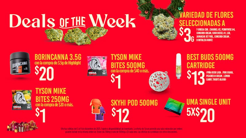 BWell - Bayamon Deals of the Week Flores desde $3/g