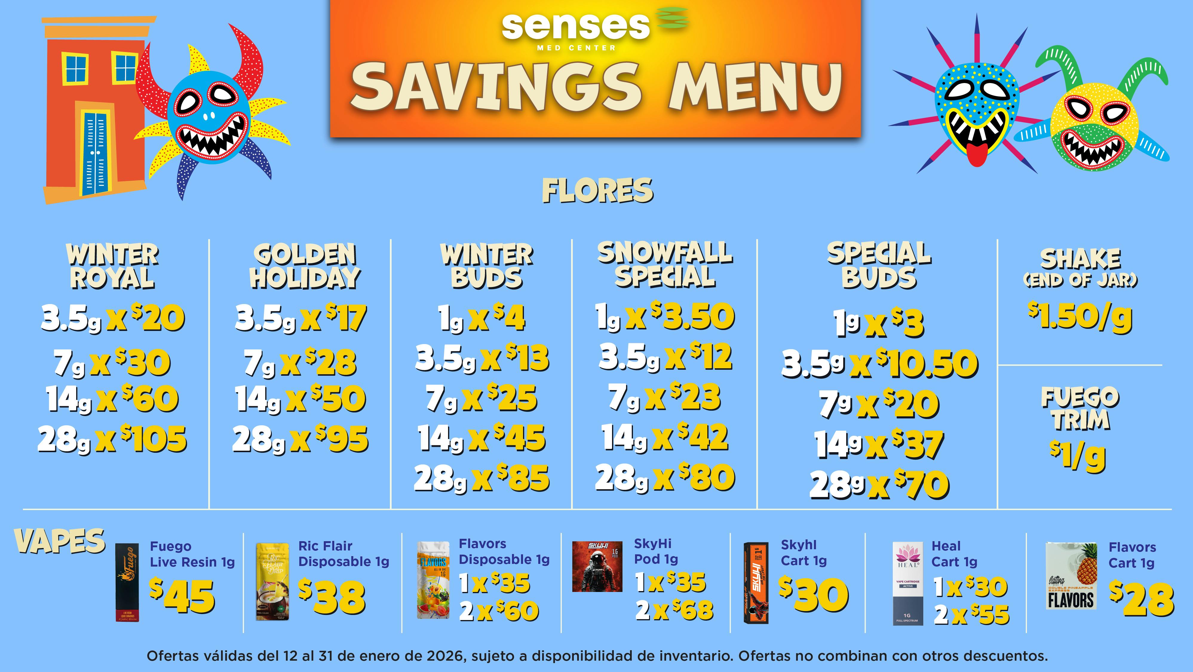 Senses Med Center Senses Med➡️Flores desde $3/g | 28g x $70