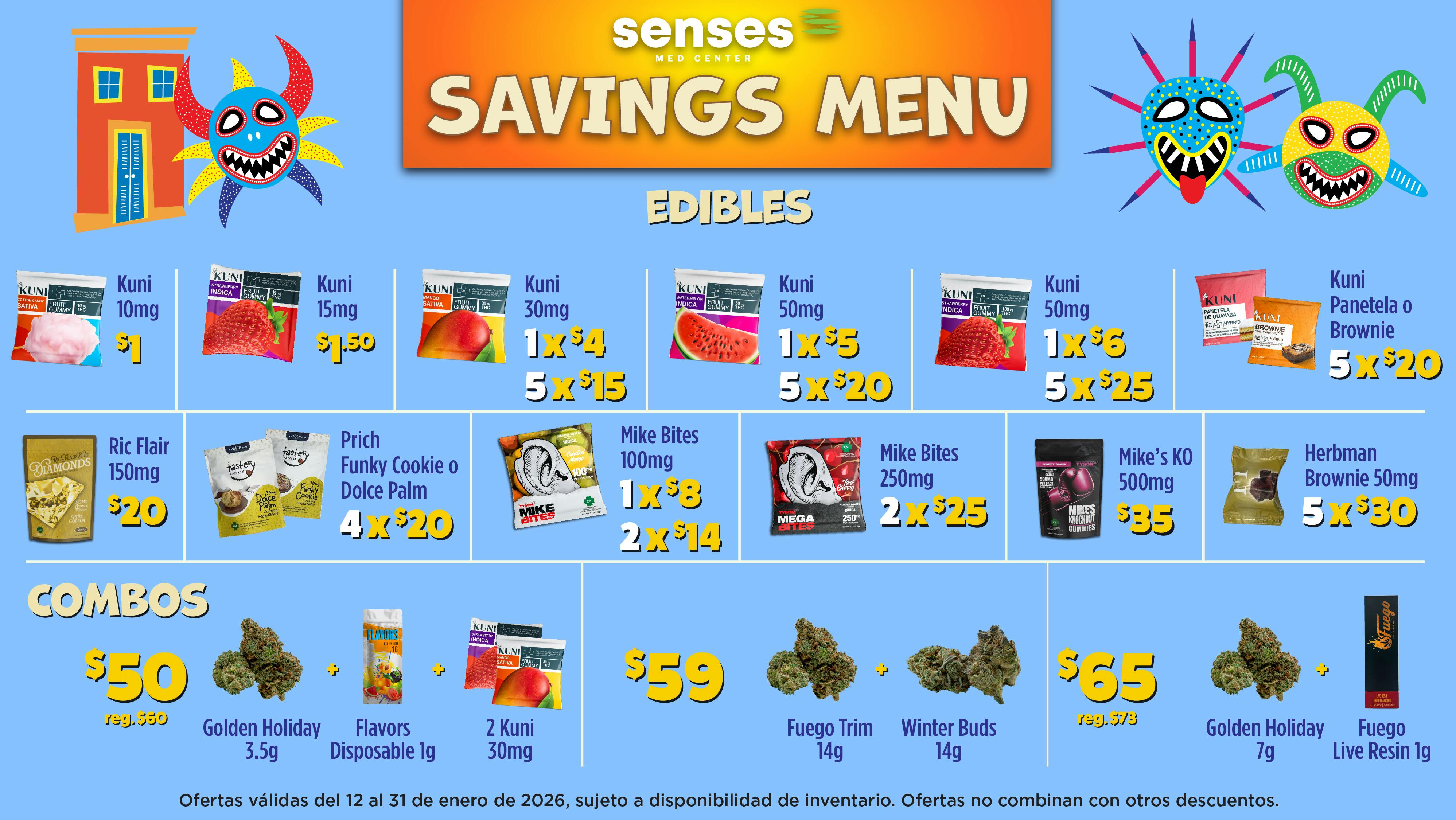 Senses Med Center 🟣Senses Med➡️Savings Menu 🟣
