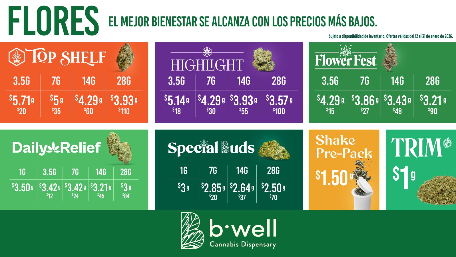 Bwell- Arecibo Flores en oferta 🔥 Calidad al mejor precio