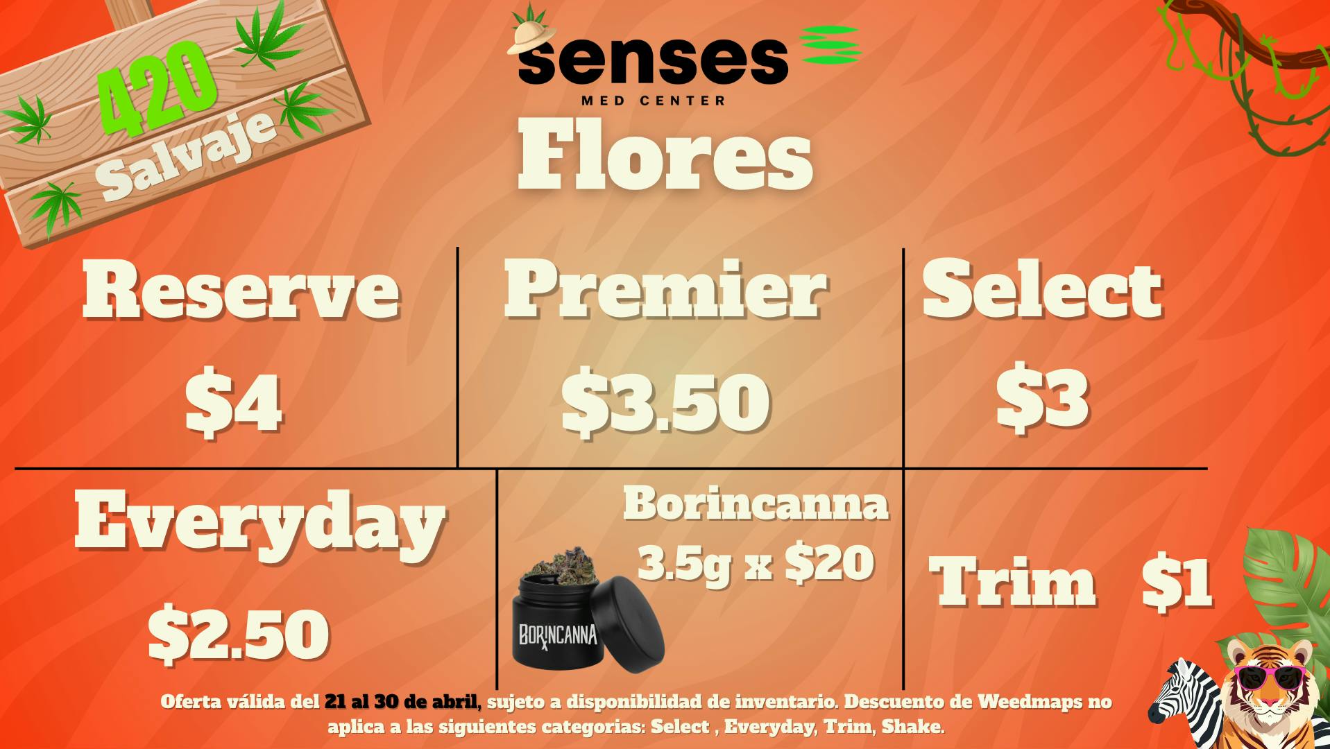 Senses Med Center 🚨SENSES MED➡️ Flores desde $2.50/g