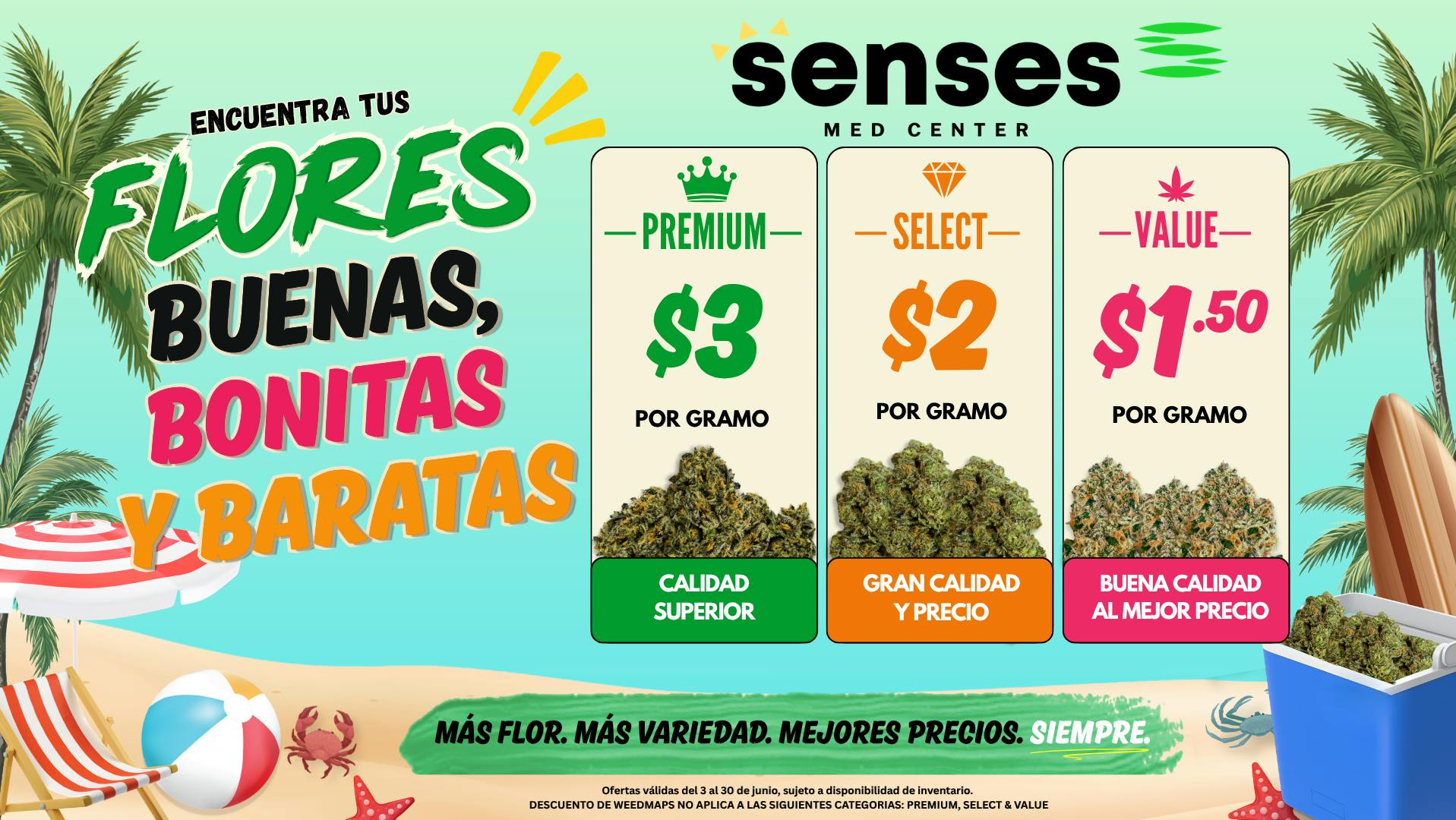 Senses Med Center 🚨SENSES MED CENTER🚨 Flores premium desde $3/g