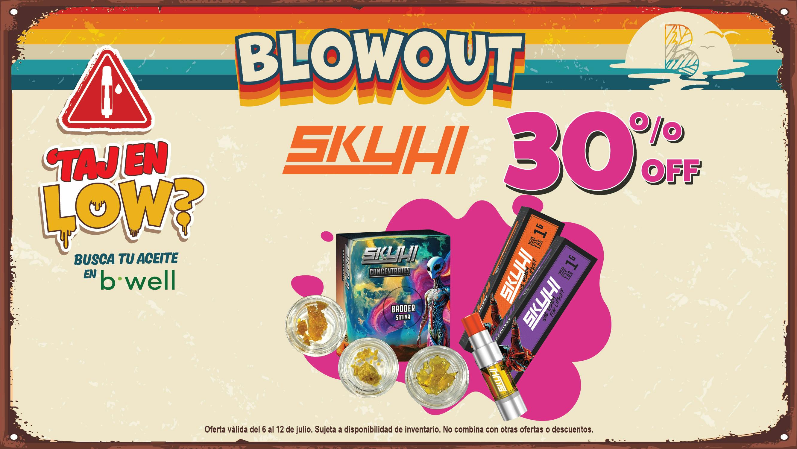 BWell - Condado SKYHI CONCENTRATES 30% OFF
