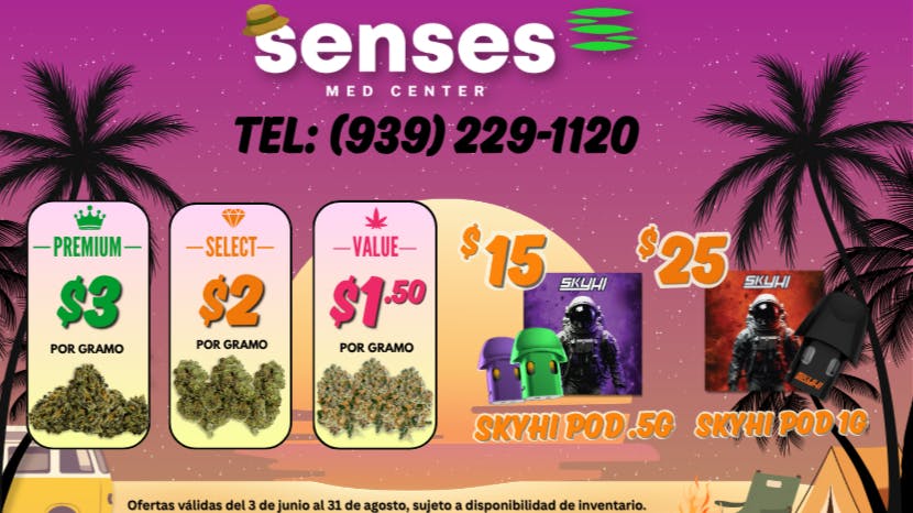 Senses Med Center Flores Fuego🔥 desde $3/g