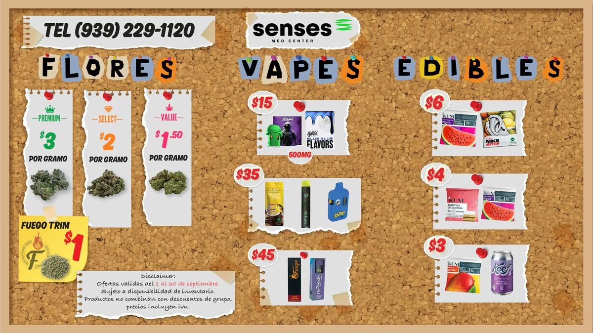 Senses Med Center SENSES MED🌿 Variedad de flores desde $2/g