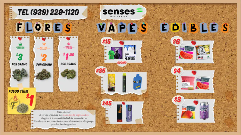 Senses Med Center SENSES MED🌿 Variedad de flores desde $2/g