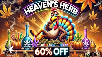 Heaven's Herb THANKSGIVING 60% OFF FOR ALL $99 ORDERS ABOVE