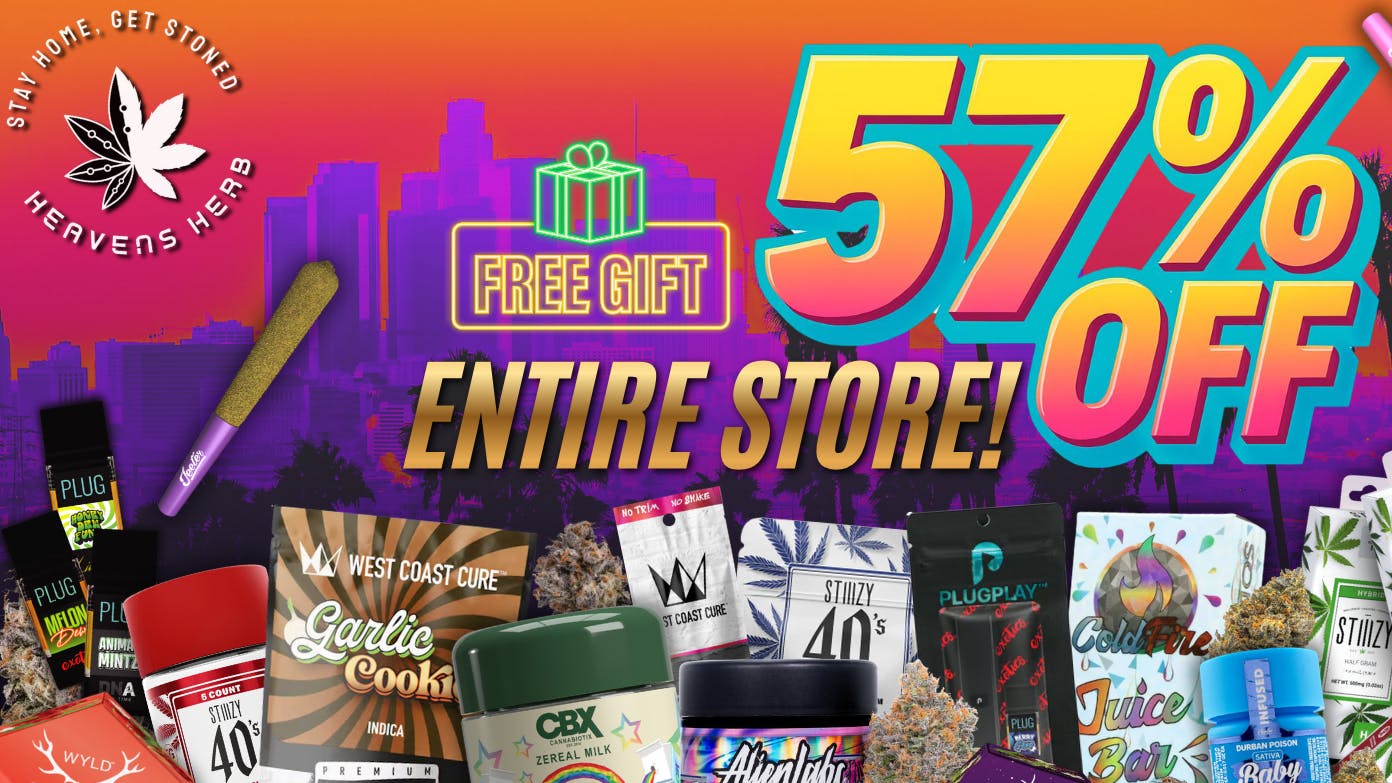 Heaven's Herb 🚨57%🚨ALL DAY 420 OFF FOR ALL $99 ORDERS + Gift🎁