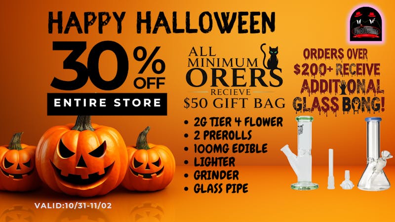 Goodfellas - La Jolla 🎃⚡️HALLOWEEN WEEKEND 30% OFF+GOODIES⚡️🎃