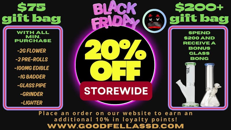 Goodfellas - El Cajon Exclusive BlackFriday Deals You Can’t Miss!🏷️🔥