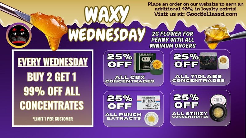 Goodfellas - Lemon Grove Waxy Wednesday B2G1 99% OFF🍯
