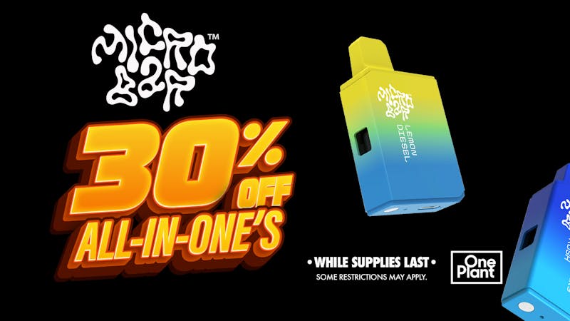 One Plant Atwater 30% Off Micro Bar AIOs!