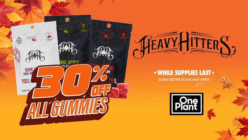 One Plant Goleta 30% OFF Heavy Hitters Gummies