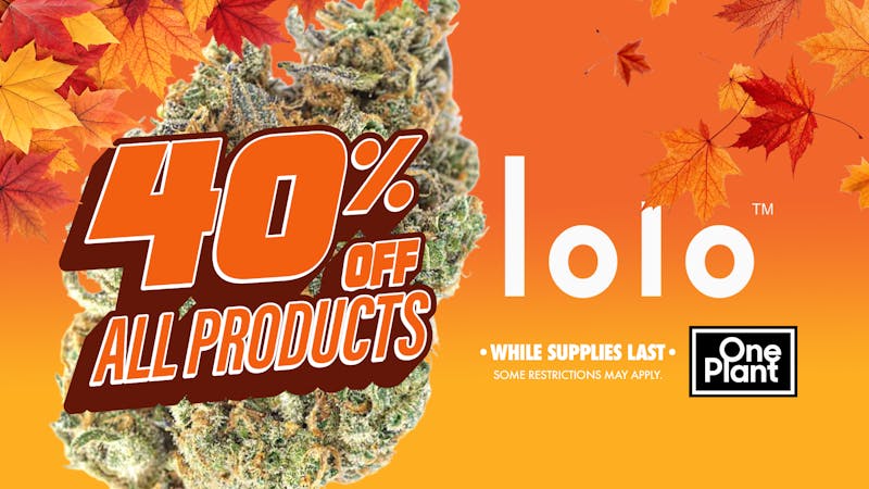 One Plant Santa Cruz 40% Off All Lolo!