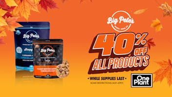One Plant Santa Cruz 40% OFF Big Pete's Treats!