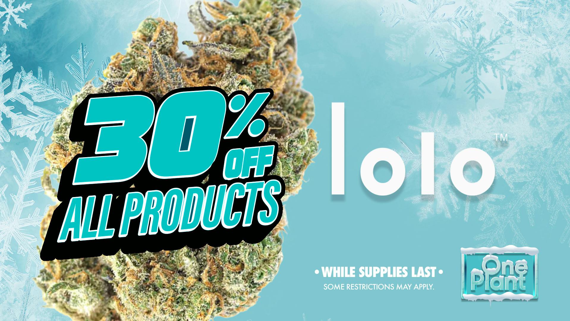 One Plant Salinas 30% Off Lolo!!!