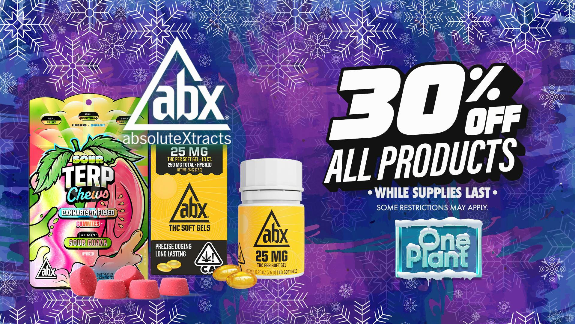 One Plant Delivery - Modesto 30% OFF ABX (absoluteXtracts)