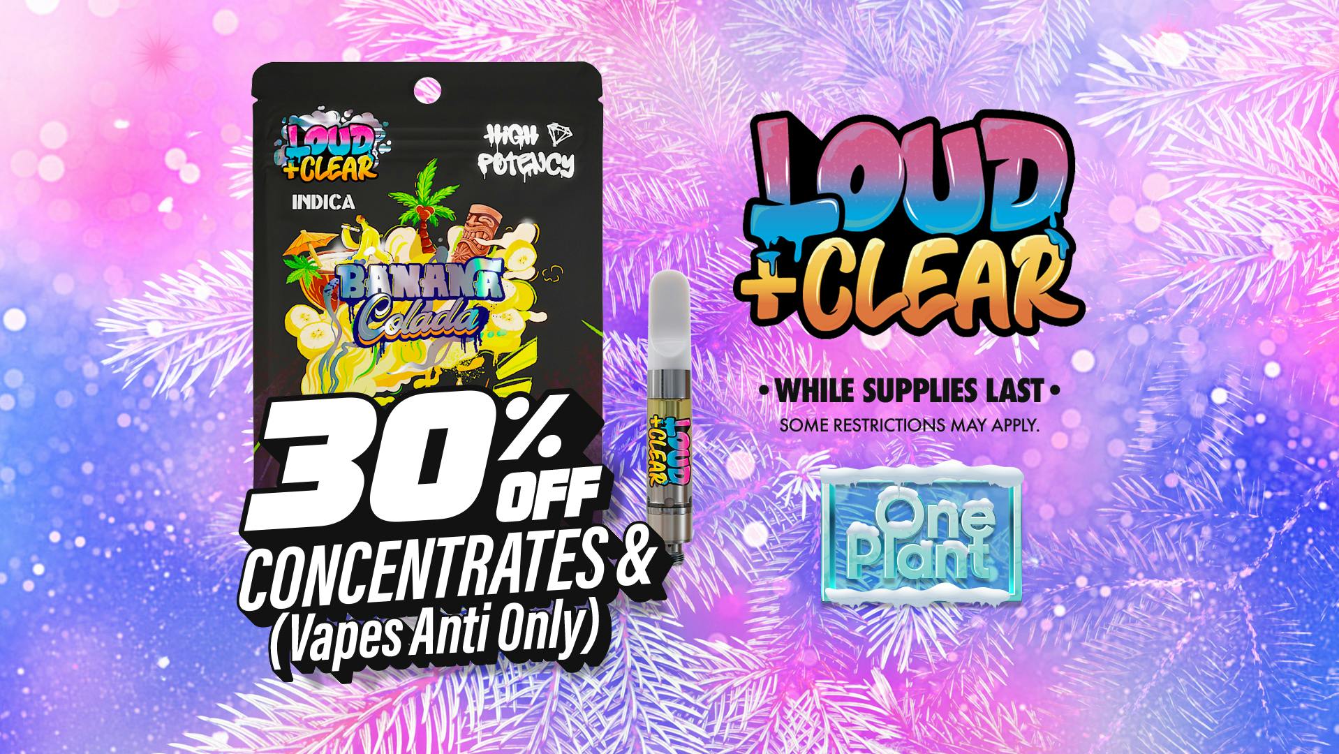 One Plant Delivery - Antioch 30% OFF 'Loud & Clear'