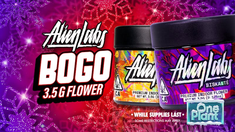 One Plant Goleta BOGO: Alien Labs 3.5g Flower