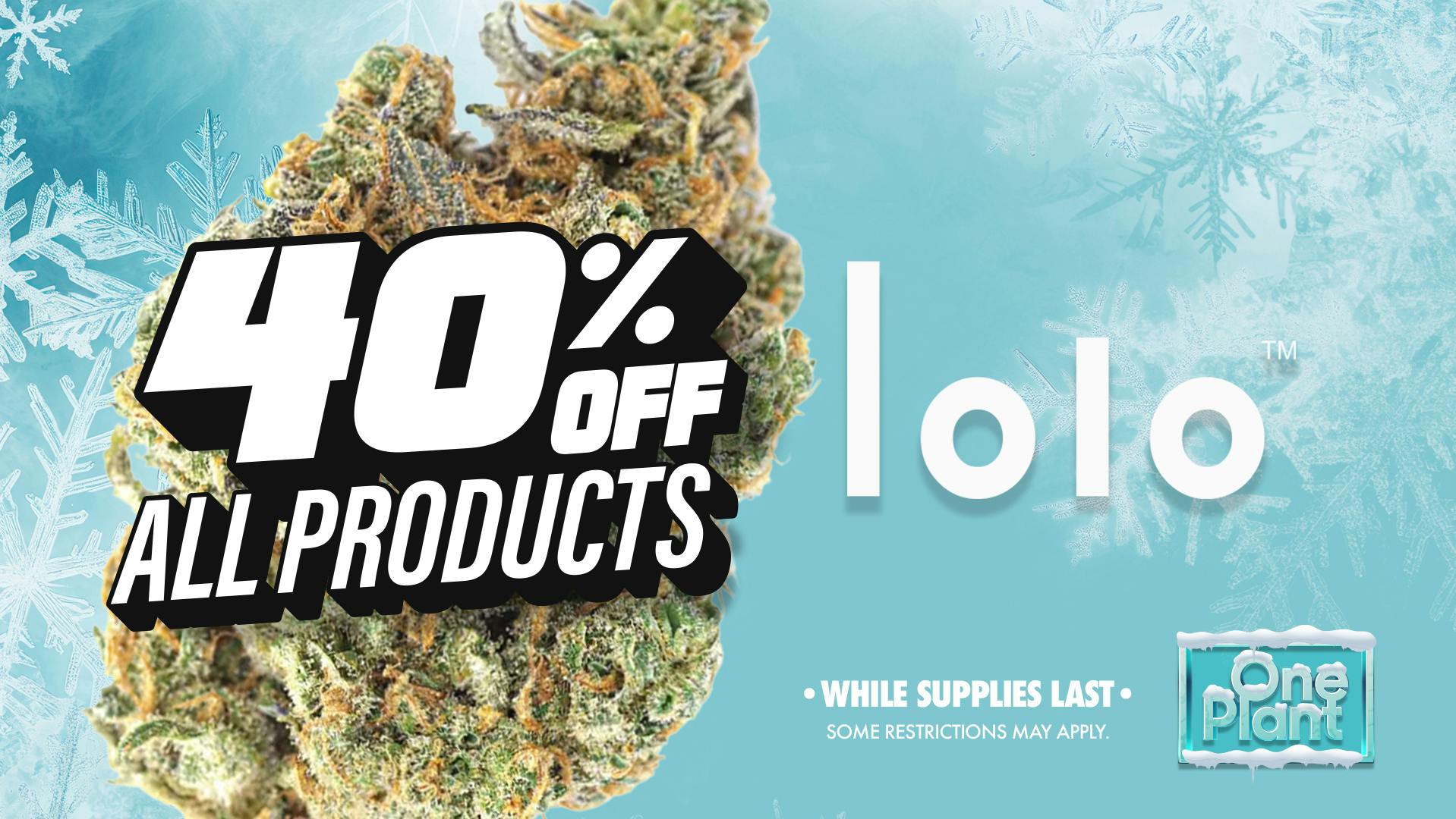 One Plant Lompoc 40% OFF Lolo!!!