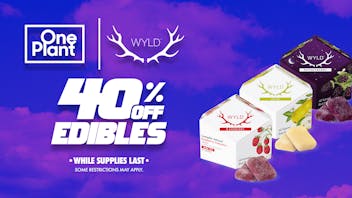One Plant Santa Cruz 40% OFF WYLD Gummies!