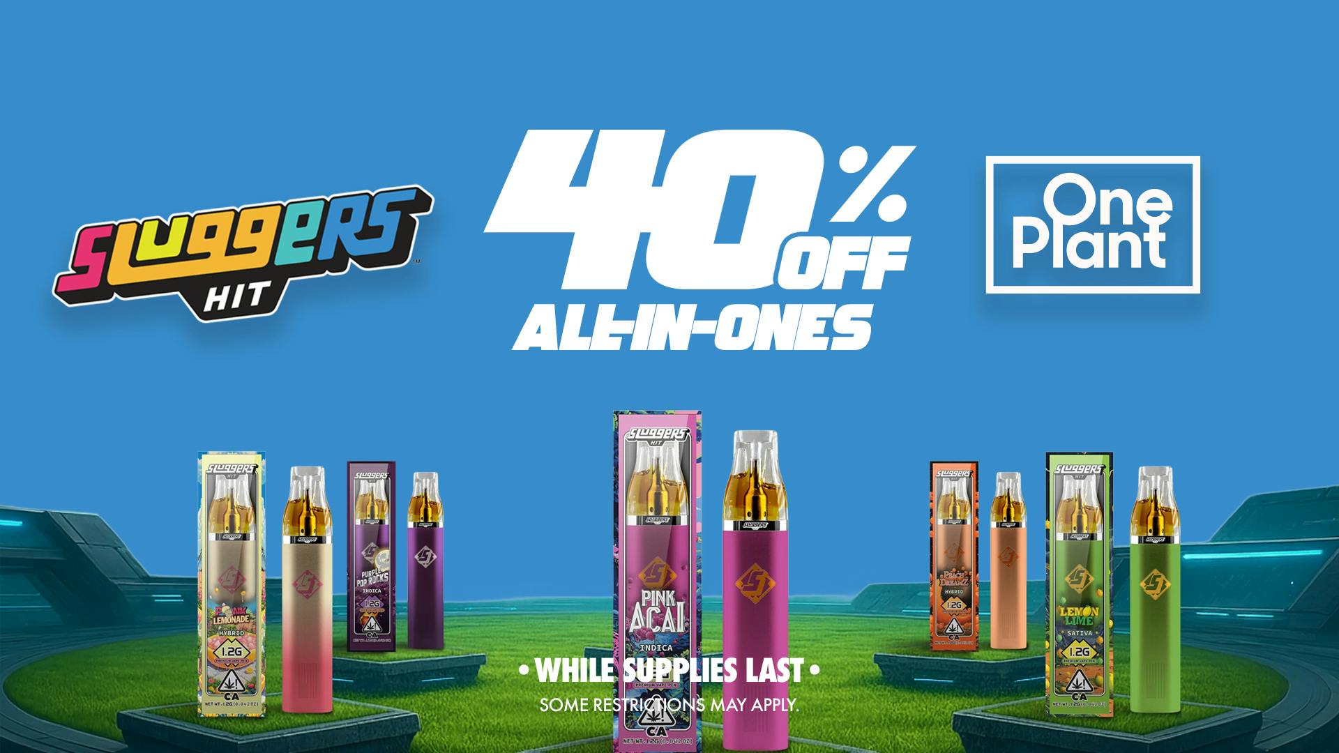 One Plant Santa Cruz 40% OFF Sluggers AIOs!