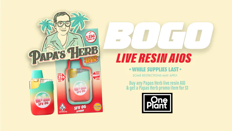 One Plant Salinas BOGO: Papa's Herb AIOs!