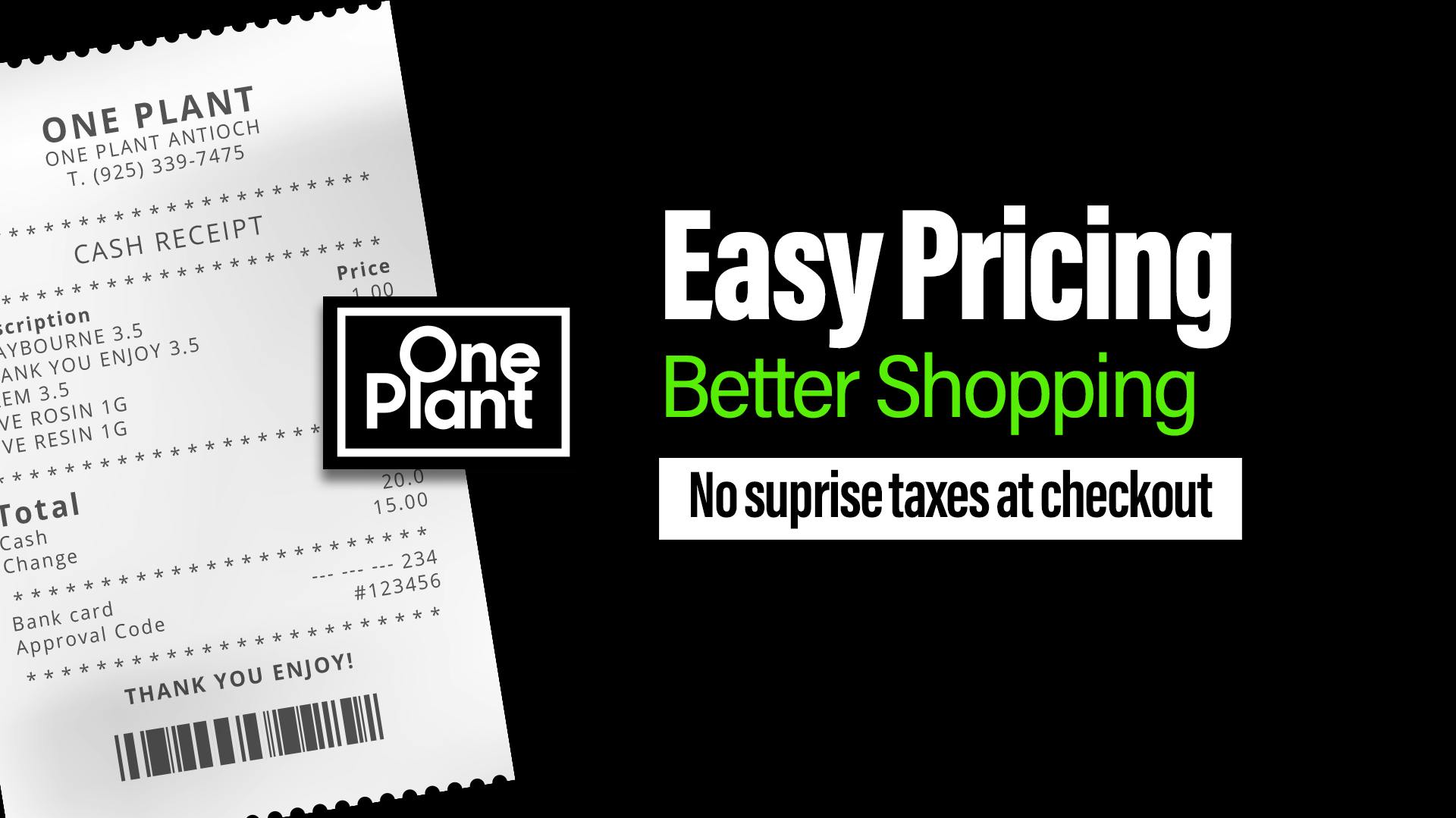 One Plant Delivery - Antioch Friday Specials!