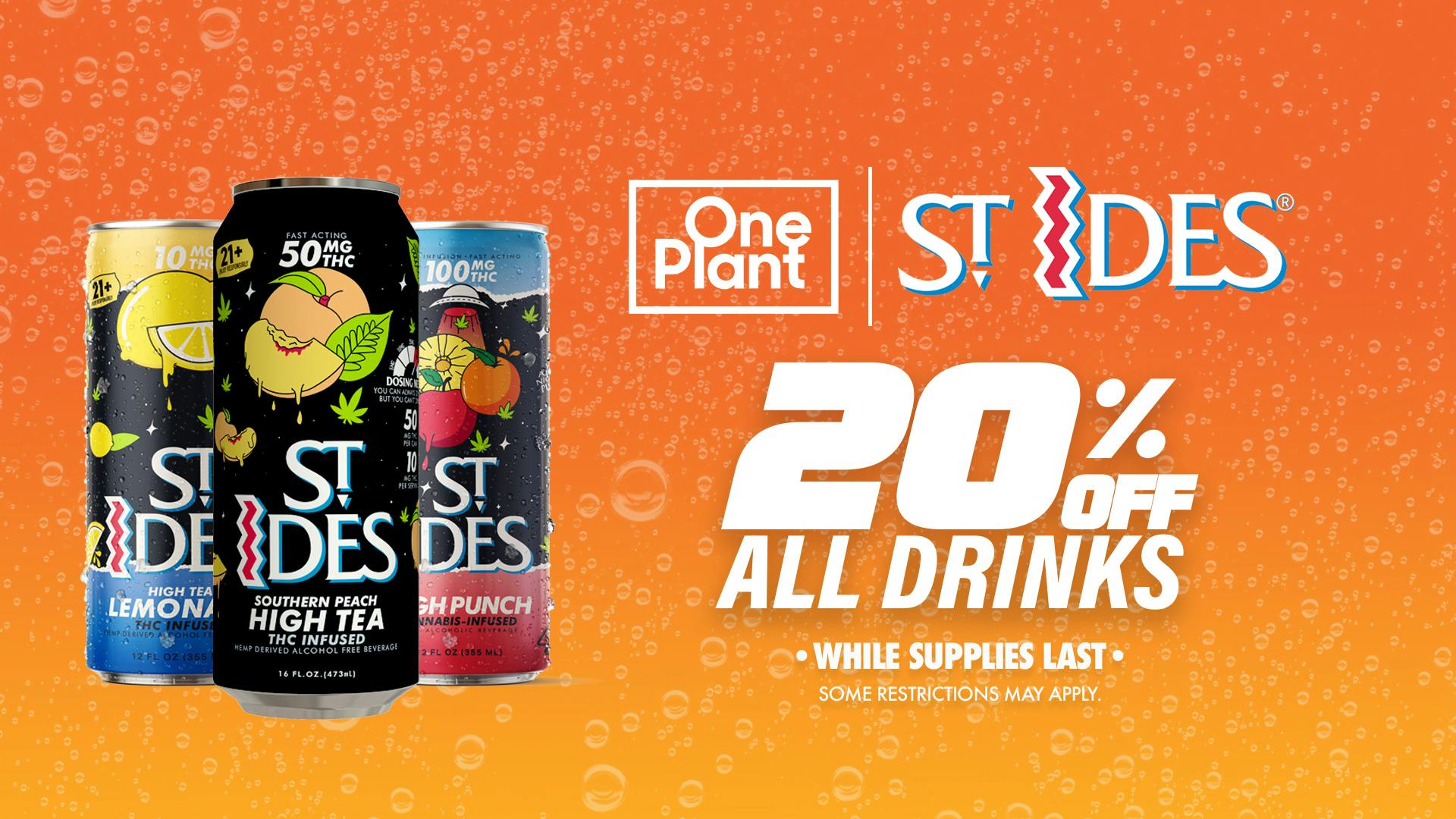 One Plant Salinas 20% OFF Drinks: St. Ides. Pabst, Not Your Fathers!