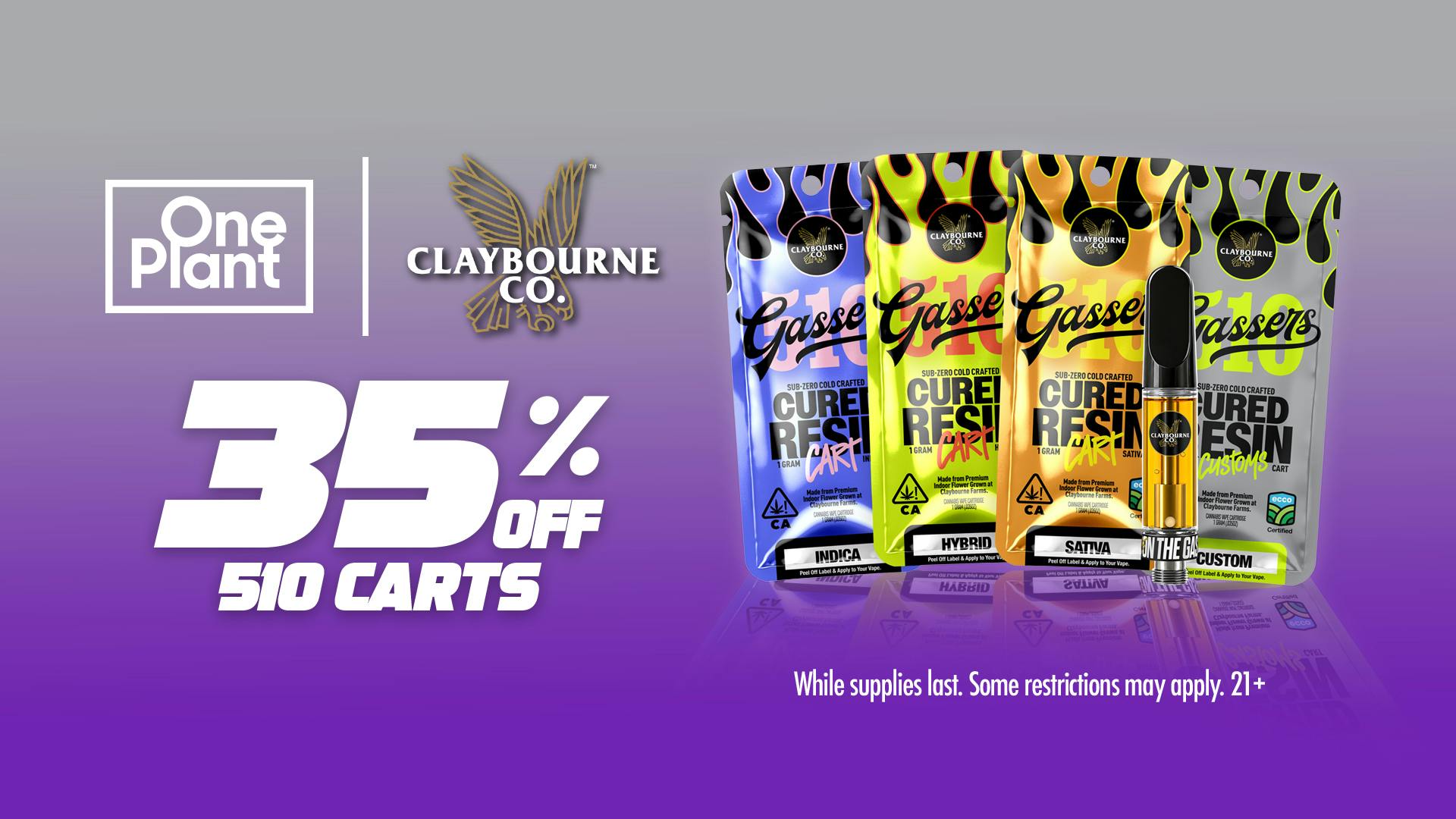 One Plant Atwater 35% OFF 'Claybourne' 510 Carts!