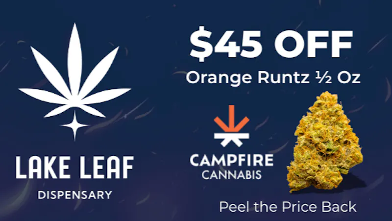 Lake Leaf Dispensary Orange Runtz 1/2 Oz — $45 OFF