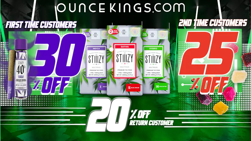 Ounce Kings - Auburn / Grass Valley 30% OFF FIRST TIME CUSTOMERS - 25% OFF 2ND ORDER