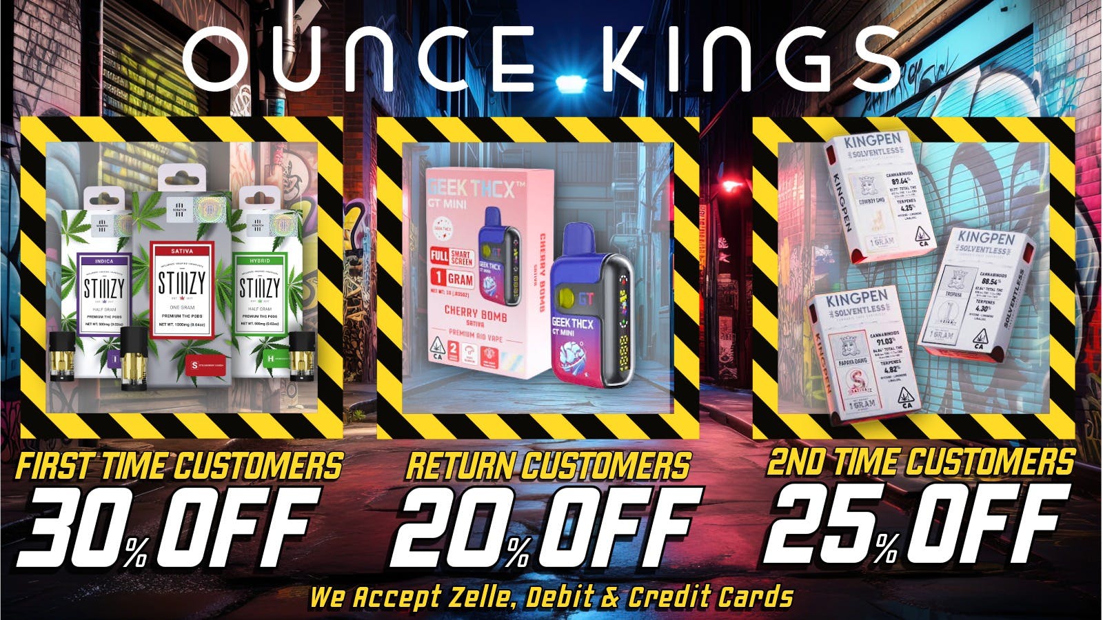 Ounce Kings - Granite Bay / Folsom 🔥30% OFF FIRST TIME CUSTOMERS - 25% OFF 2ND ORDER