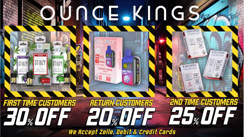 Ounce Kings - Granite Bay / Folsom 🔥30% OFF FIRST TIME CUSTOMERS - 25% OFF 2ND ORDER