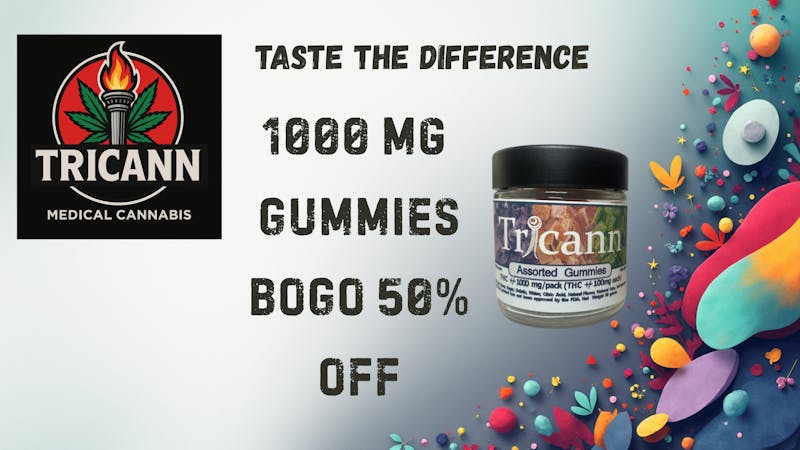 Tricann Gummies BOGO 50%
