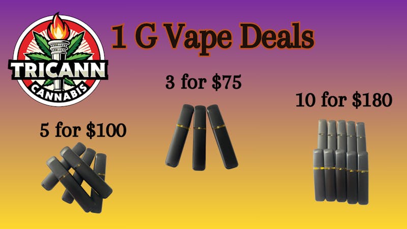 Tricann Smokin' Hot 1 G Vape Deal