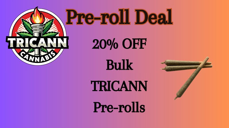 Tricann 20% OFF Bulk Tricann Pre rolls