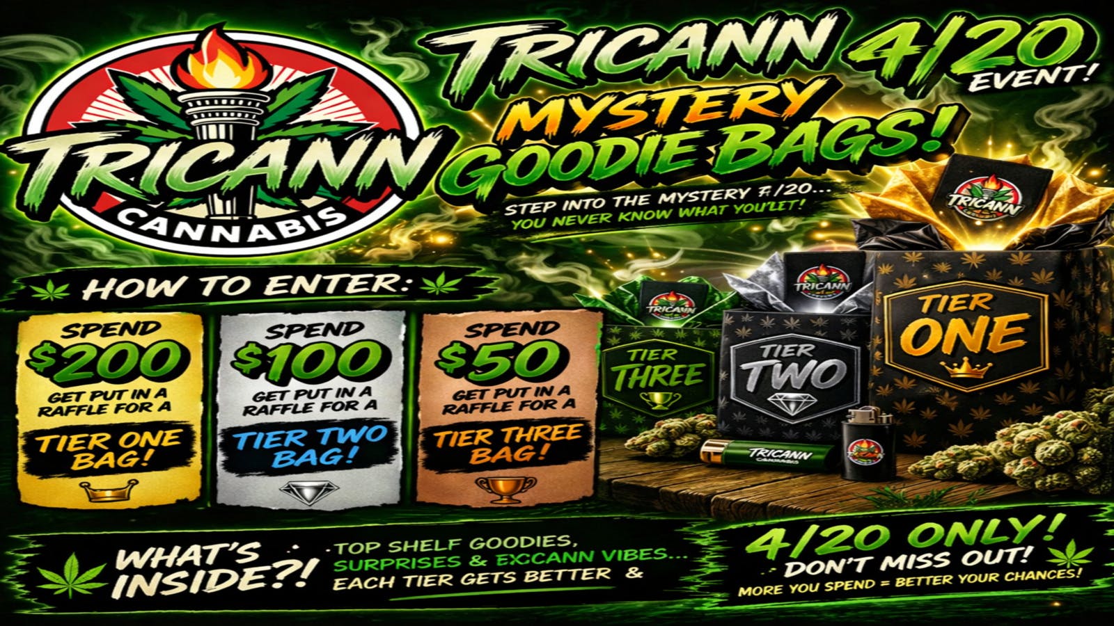 Tricann 4/20 Stoner Mystery Bags!